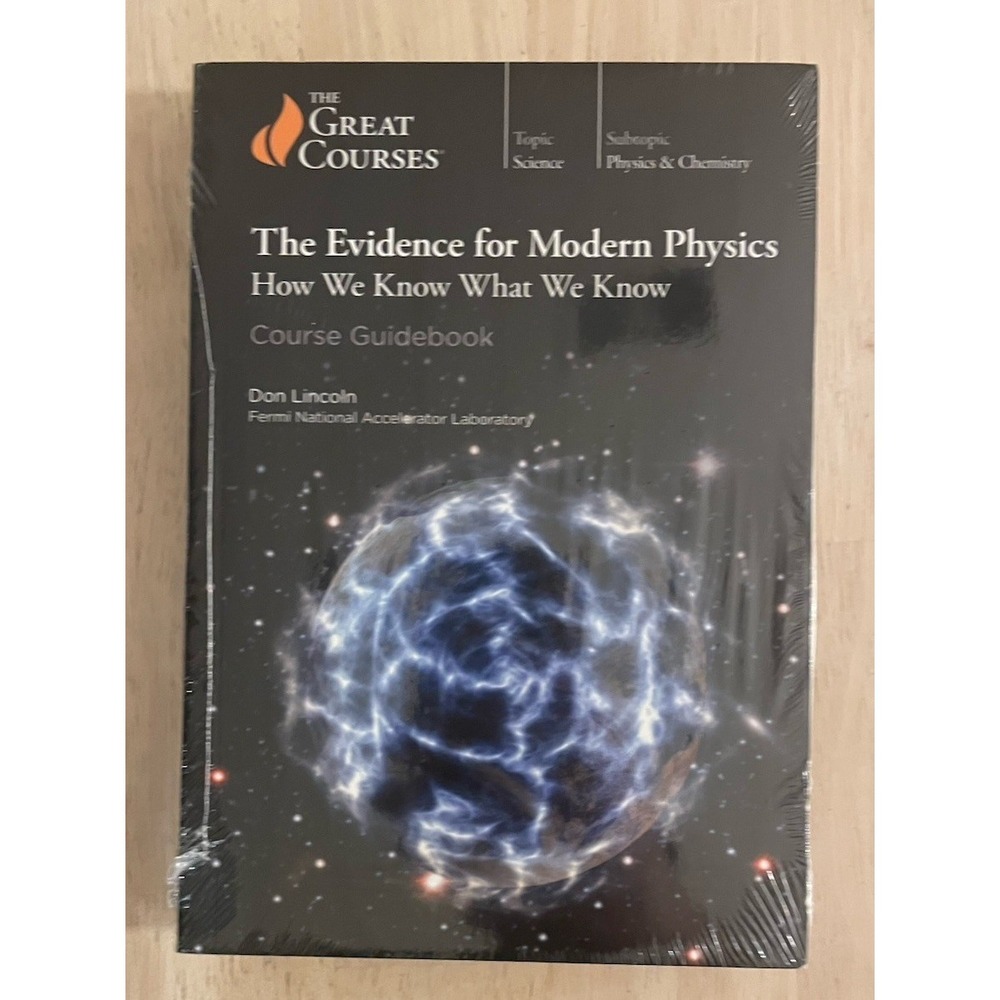 The Great Courses Evidence for Modern Physics DVD Don Lincoln Course Guidebook